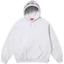 Supreme Multi Logos Hooded Sweatshirt - Ash Grey (front)