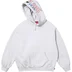 Supreme Multi Logos Hooded Sweatshirt - Ash Grey (front)