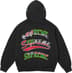 Supreme Multi Logos Hooded Sweatshirt - Black (front)