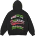 Supreme Multi Logos Hooded Sweatshirt - Black (front)