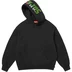 Supreme Multi Logos Hooded Sweatshirt - Black (front)
