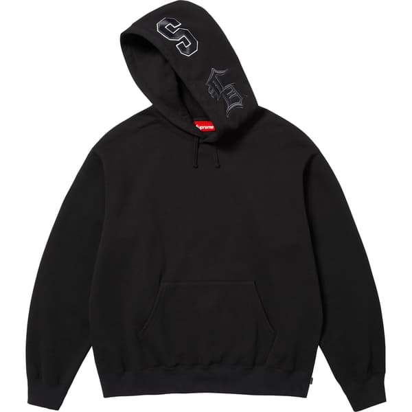 Supreme Multi S Logo Hooded Sweatshirt - Black (front)