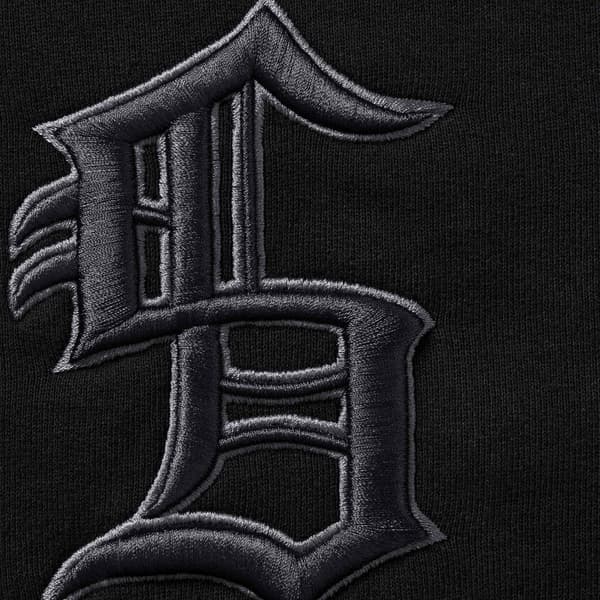 Supreme Multi S Logo Hooded Sweatshirt - Black (front)