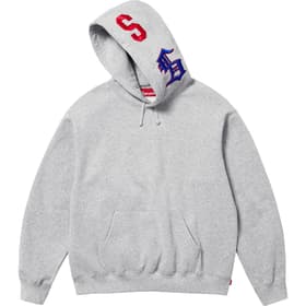 Supreme Multi S Logo Hooded Sweatshirt Heather Grey