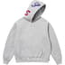 Supreme Multi S Logo Hooded Sweatshirt - Heather Grey (front)