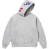 Supreme Multi S Logo Hooded Sweatshirt - Heather Grey (front)