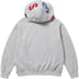 Supreme Multi S Logo Hooded Sweatshirt - Heather Grey (front)
