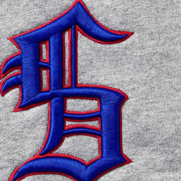 Supreme Multi S Logo Hooded Sweatshirt - Heather Grey (front)