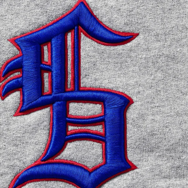 Supreme Multi S Logo Hooded Sweatshirt - Heather Grey (front)