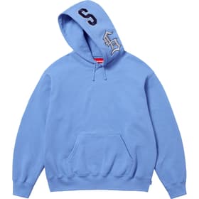 Supreme Multi S Logo Hooded Sweatshirt Light Blue