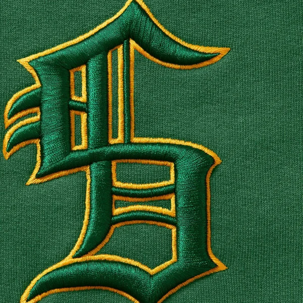 Supreme Multi S Logo Hooded Sweatshirt - Pine (front)