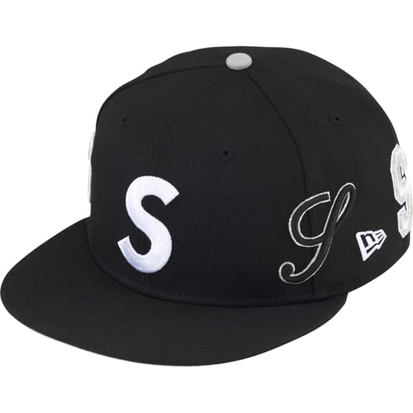 Supreme Multi S Logo New Era - Black (front)