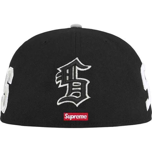 Supreme Multi S Logo New Era - Black (front)