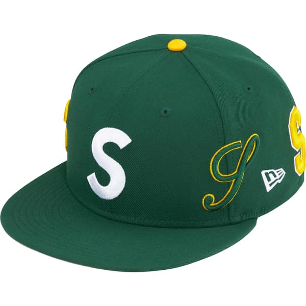 Supreme Multi S Logo New Era - Green (front)