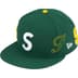 Supreme Multi S Logo New Era - Green (front)