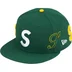 Supreme Multi S Logo New Era - Green (front)