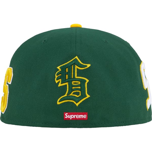 Supreme Multi S Logo New Era - Green (front)