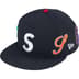 Supreme Multi S Logo New Era - Navy (front)