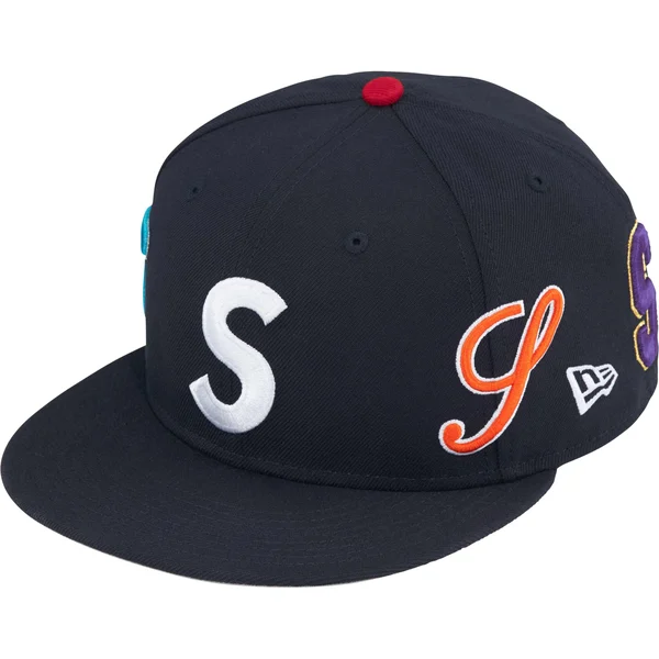 Supreme Multi S Logo New Era - Navy (front)