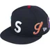 Supreme Multi S Logo New Era - Navy (front)