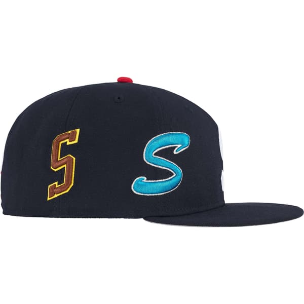 Supreme Multi S Logo New Era - Navy (front)