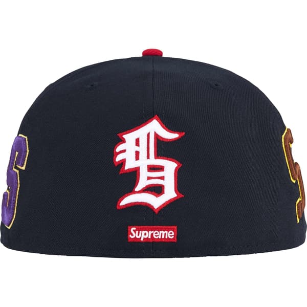 Supreme Multi S Logo New Era - Navy (front)