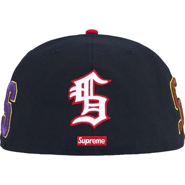 Supreme Multi S Logo New Era - Navy (front)