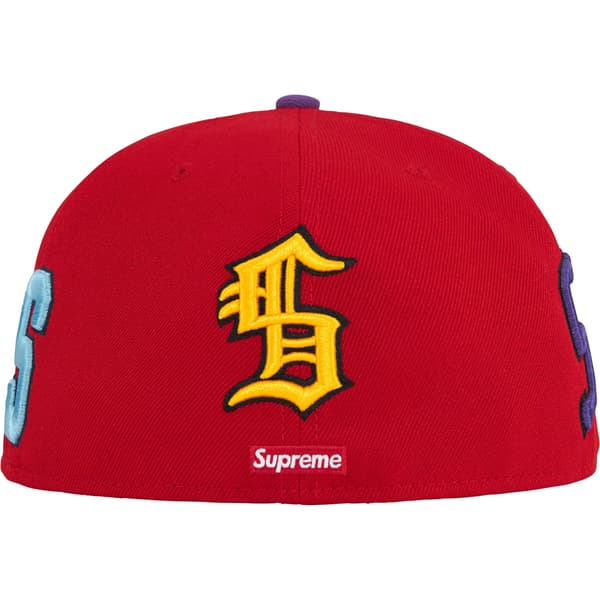 Supreme Multi S Logo New Era - Red (front)