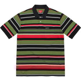 Supreme Multi Stripe Polo Black