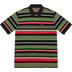 Supreme Multi Stripe Polo - Black (front)