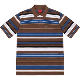 Supreme Multi Stripe Polo Brown