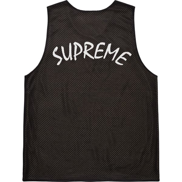 Supreme Mustang Reversible Basketball Jersey - Black (front)