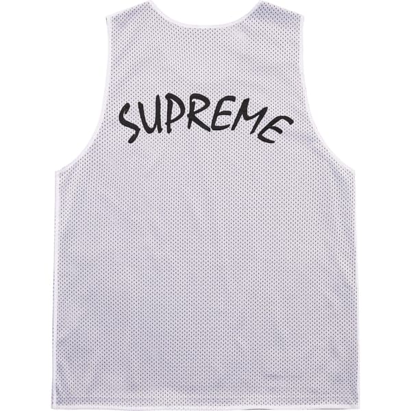 Supreme Mustang Reversible Basketball Jersey - White (front)