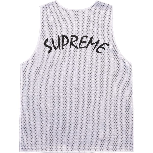 Supreme Mustang Reversible Basketball Jersey - White (front)
