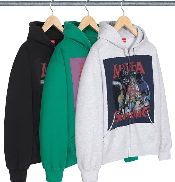 Supreme Muta Zip Up Hooded Sweatshirt - Product Image
