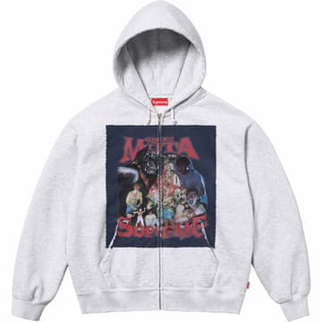 Supreme Muta Zip Up Hooded Sweatshirt