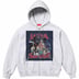 Supreme Muta Zip Up Hooded Sweatshirt - Ash Grey (front)