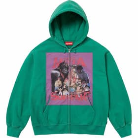 Supreme Muta Zip Up Hooded Sweatshirt Light Pine