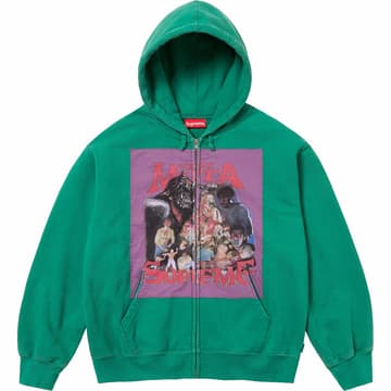 Supreme Muta Zip Up Hooded Sweatshirt