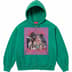 Supreme Muta Zip Up Hooded Sweatshirt - Light Pine (front)