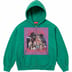 Supreme Muta Zip Up Hooded Sweatshirt - Light Pine (front)