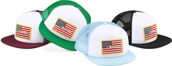 Supreme Name Plate Mesh Back 5-Panel - Product Image