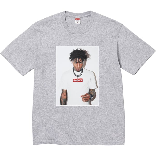 Supreme NBA Youngboy Tee - Heather Grey (front)