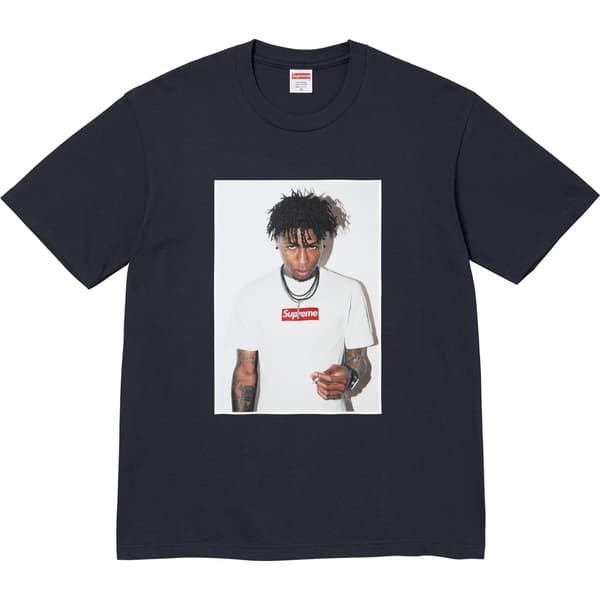 Supreme NBA Youngboy Tee - Navy (front)