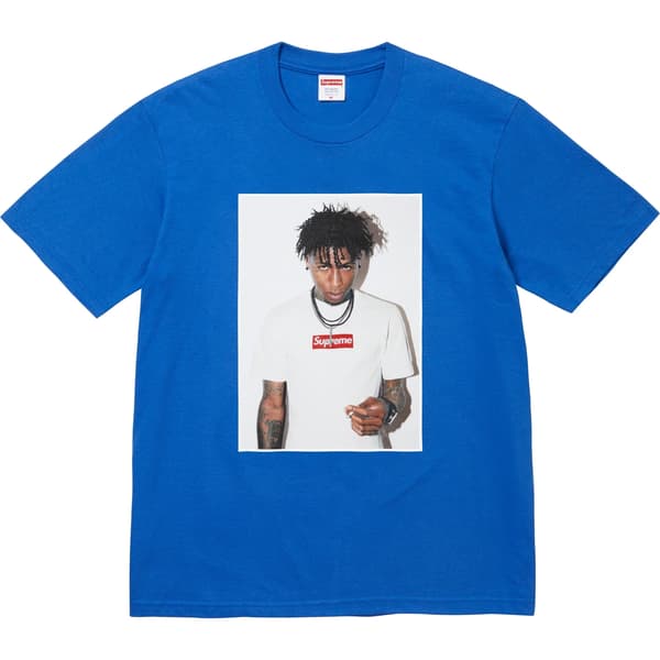 Supreme NBA Youngboy Tee - Royal (front)