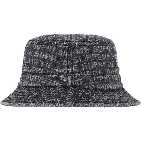 Supreme Needle Punch Denim Crusher - Black (front)