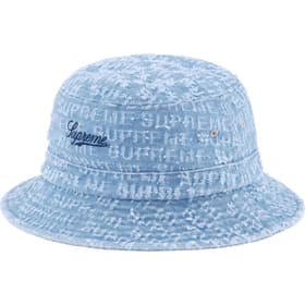 Supreme Needle Punch Denim Crusher Washed Blue