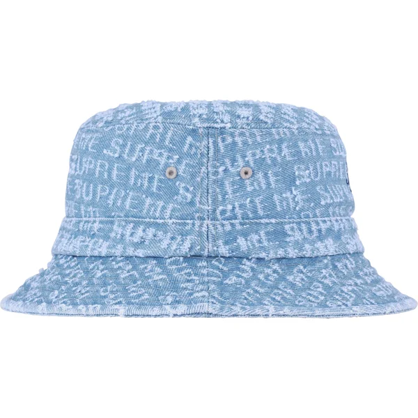 Supreme Needle Punch Denim Crusher - Washed Blue (front)
