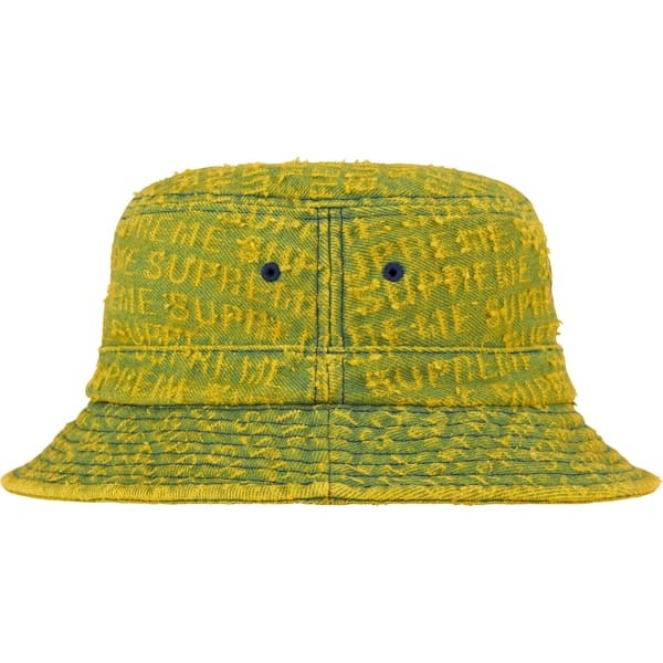 Supreme Needle Punch Denim Crusher - Washed Yellow (front)