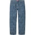Supreme Needle Punch Regular Jean - Washed Blue (front)